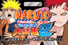 Naruto - Saikyou Ninja Daikesshuu 2 Title Screen